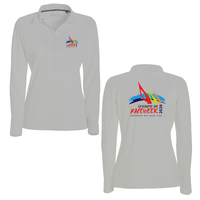 GBRW26 Womens Tech Pique LS Polo