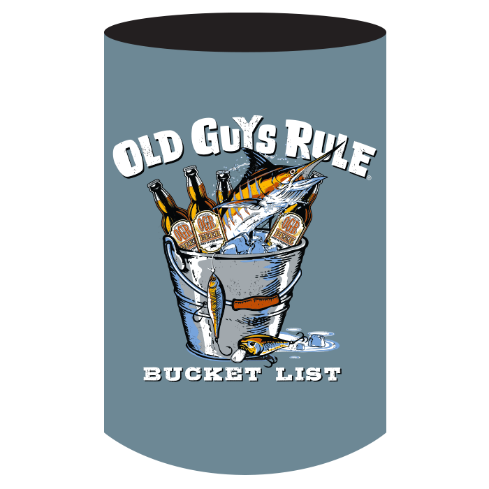 Old Guys Rule Bucket List Drink Holder
