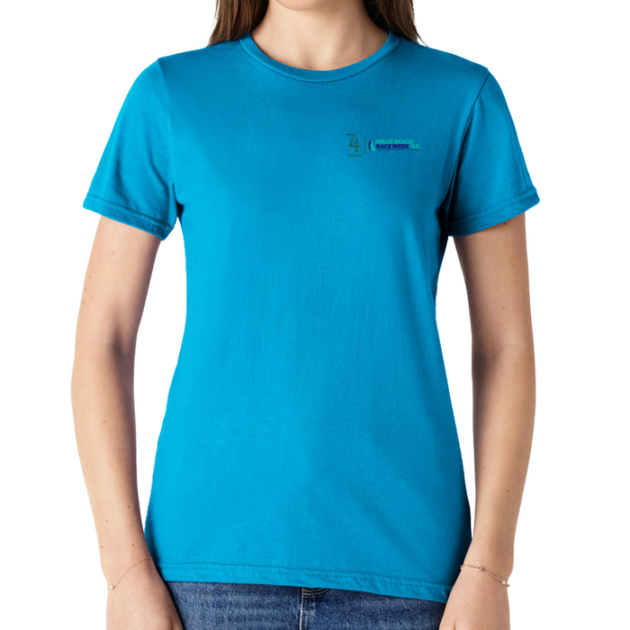 ABRW 25 Gildan Softstyle Tee Womens Sapphire S