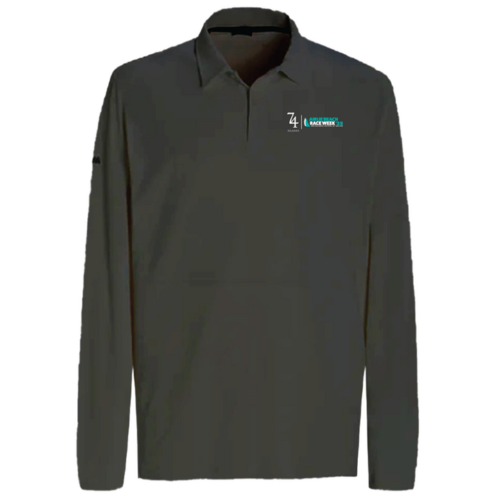 ABRW 25 Slam LS Tech Pique Polo Womens Titanium S