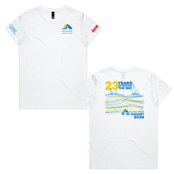 BOISW Womens Maple Tee White S