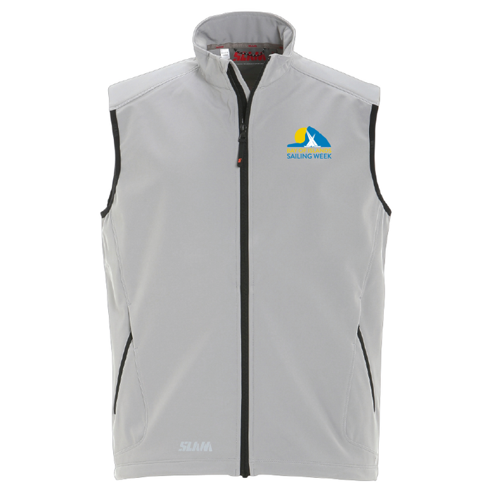 BOISW Active Softshell Vest Aluminum S