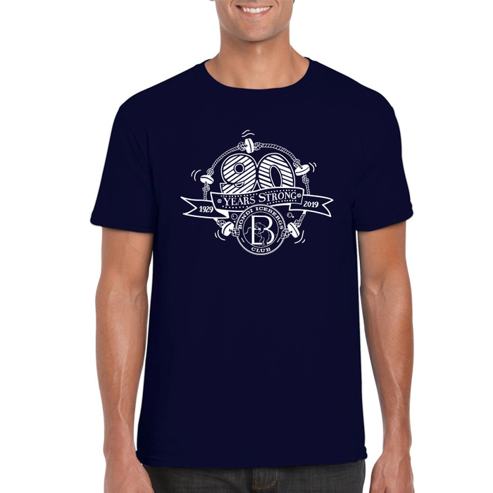 Bondi Icebergs 90th Logo SST Navy S