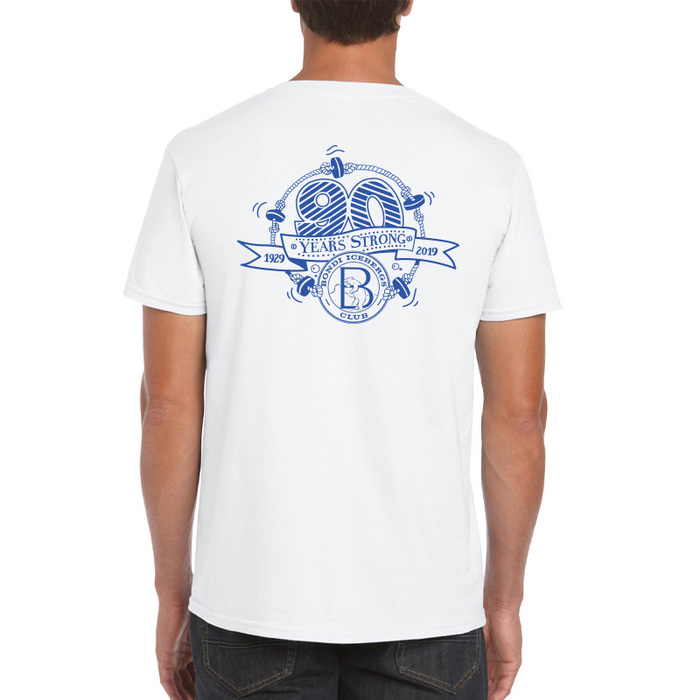 Bondi Icebergs 90th Logo SST White XS