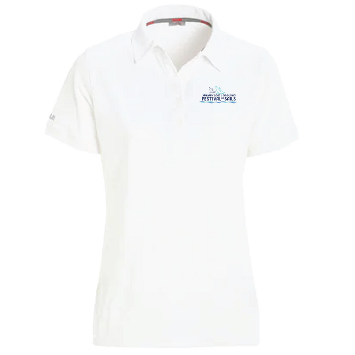 FoS26 Womens Tech Pique Polo White XS