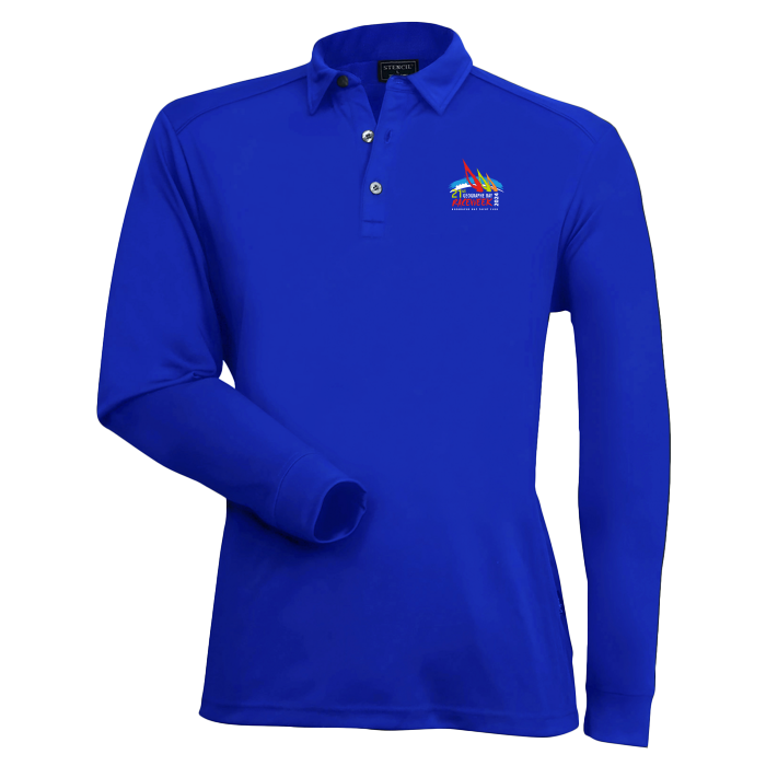GBRW24 Mens Freshen LS Polo Royal S