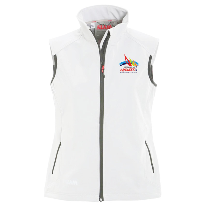 GBRW26 Womens Active Softshell Vest White S